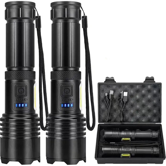 High Power Rechargeable LED Flashlight Habicare