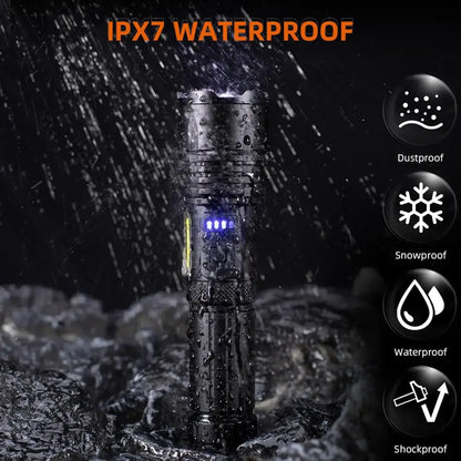 High Power Rechargeable LED Flashlight Habicare