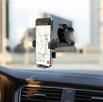 Hoco CA83 Car Phone Holder 4.5–7 Inch | Strong Clamp Dashboard & Windshield Mount
