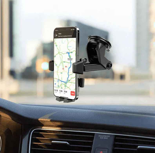 Hoco CA83 Car Phone Holder 4.5–7 Inch | Strong Clamp Dashboard & Windshield Mount