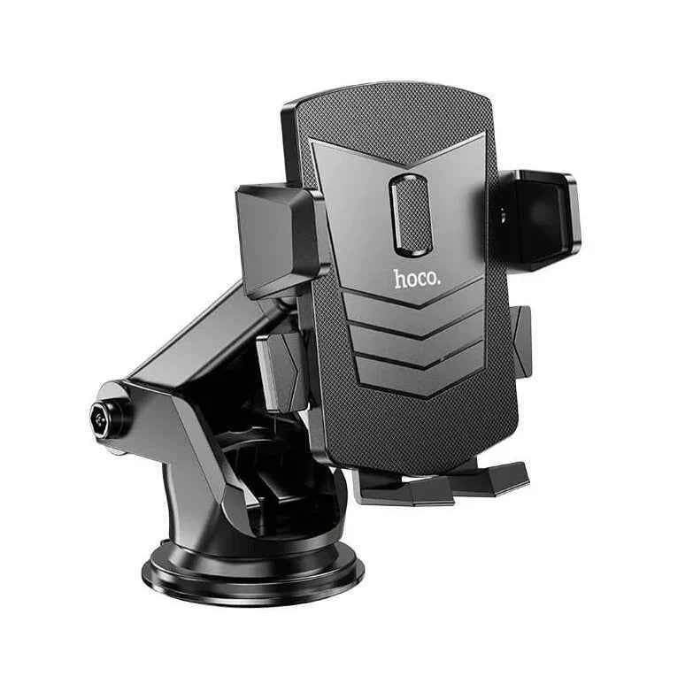Hoco CA83 Car Phone Holder 4.5–7 Inch | Strong Clamp Dashboard & Windshield Mount
