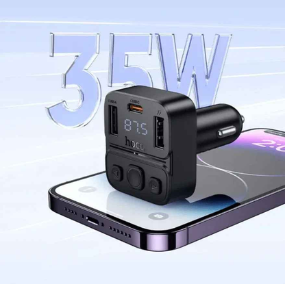 Hoco E87 Dual Port 35W Car Bluetooth FM Transmitter NZ