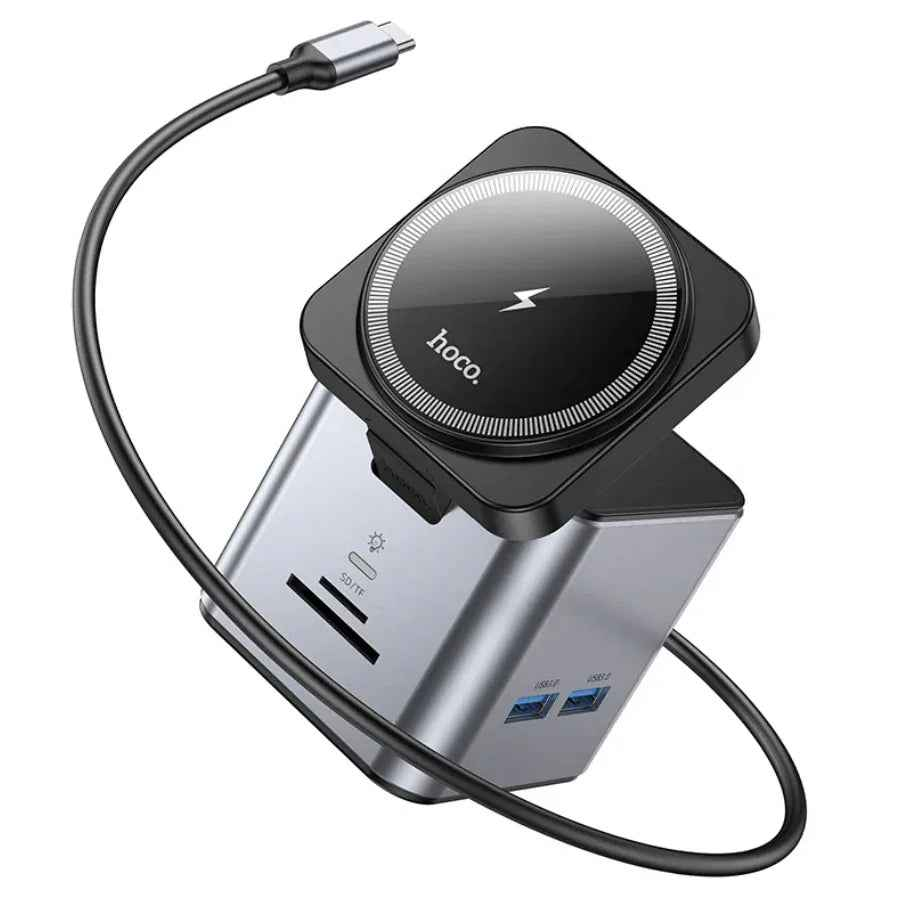 Hoco PD 100W 9 in 1 USB-C Multi Function Docking Station NZ – HB49