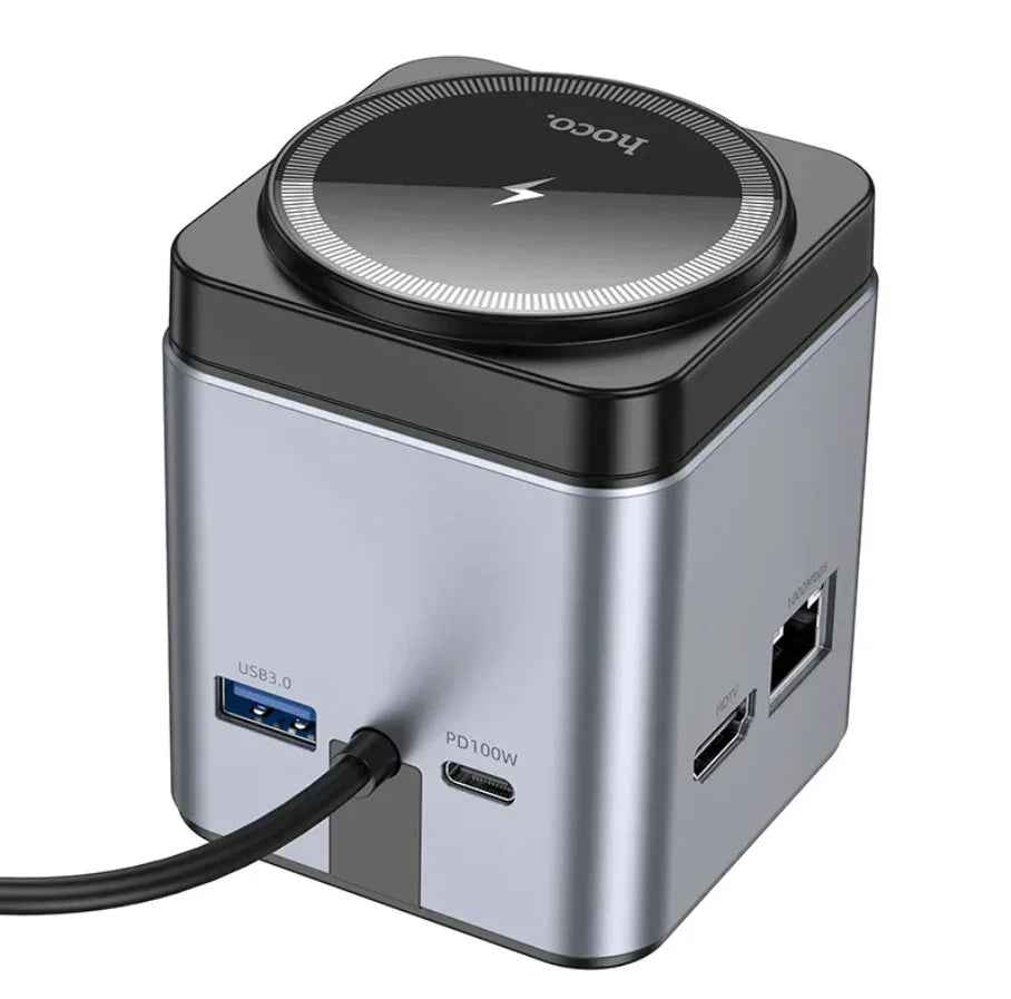Hoco PD 100W 9 in 1 USB-C Multi Function Docking Station NZ – HB49