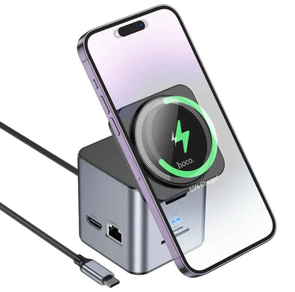 Hoco PD 100W 9 in 1 USB-C Multi Function Docking Station NZ – HB49