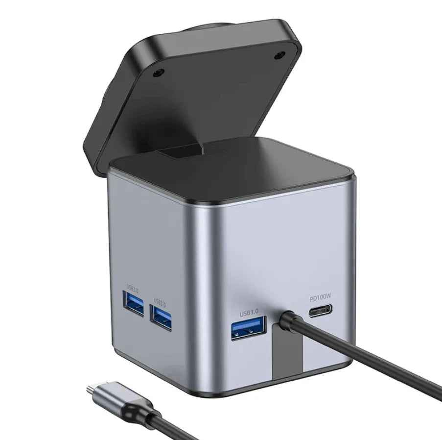 Hoco PD 100W 9 in 1 USB-C Multi Function Docking Station NZ – HB49