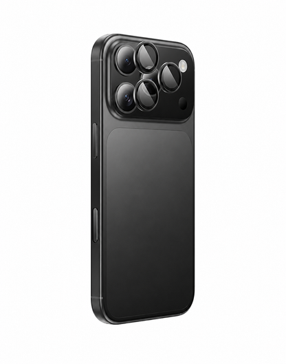 Hoco iPhone 17 Pro Max Ultra HD Camera CSG Anti Glare Lens Protector with Metallic Ring (V14) - ShopHub