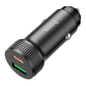 Hoco Z49B Dual-Port Car Charger 38W | USB-C PD & USB-A QC Fast Charging