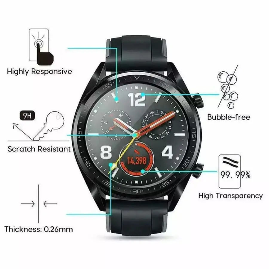 Screen Protectors for Huawei GT (46mm) (Pack of 5) Habicare