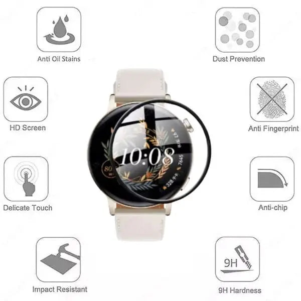 Screen Protectors for Huawei GT3 (42mm) (Pack of 5) Habicare