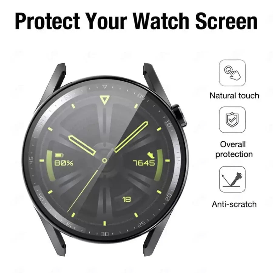 Protective Case for Huawei GT3 Pro (46mm) (Black) Habicare