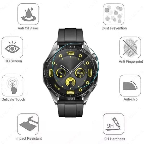 Hydrogel Screen Protectors for Huawei GT4 (46mm) (Pack of 6) That Watch Shop