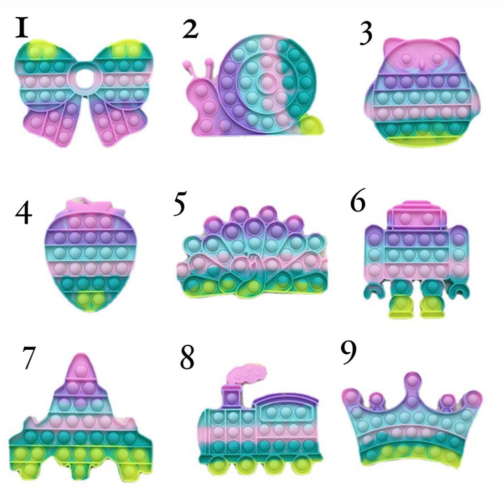 Jumbo Push Pop Fidget Sensory Toys -Mermaid collection-4