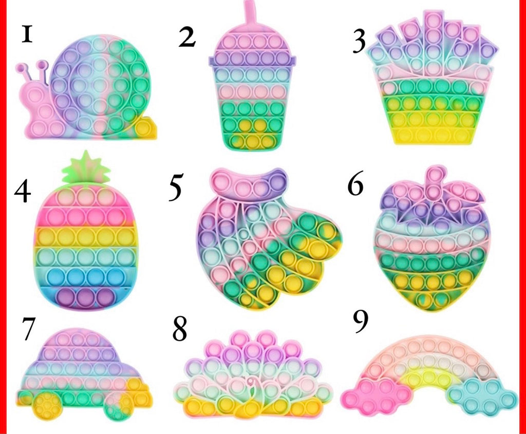 Jumbo Push Pop Fidget  Sensory - Foodie World collection-2