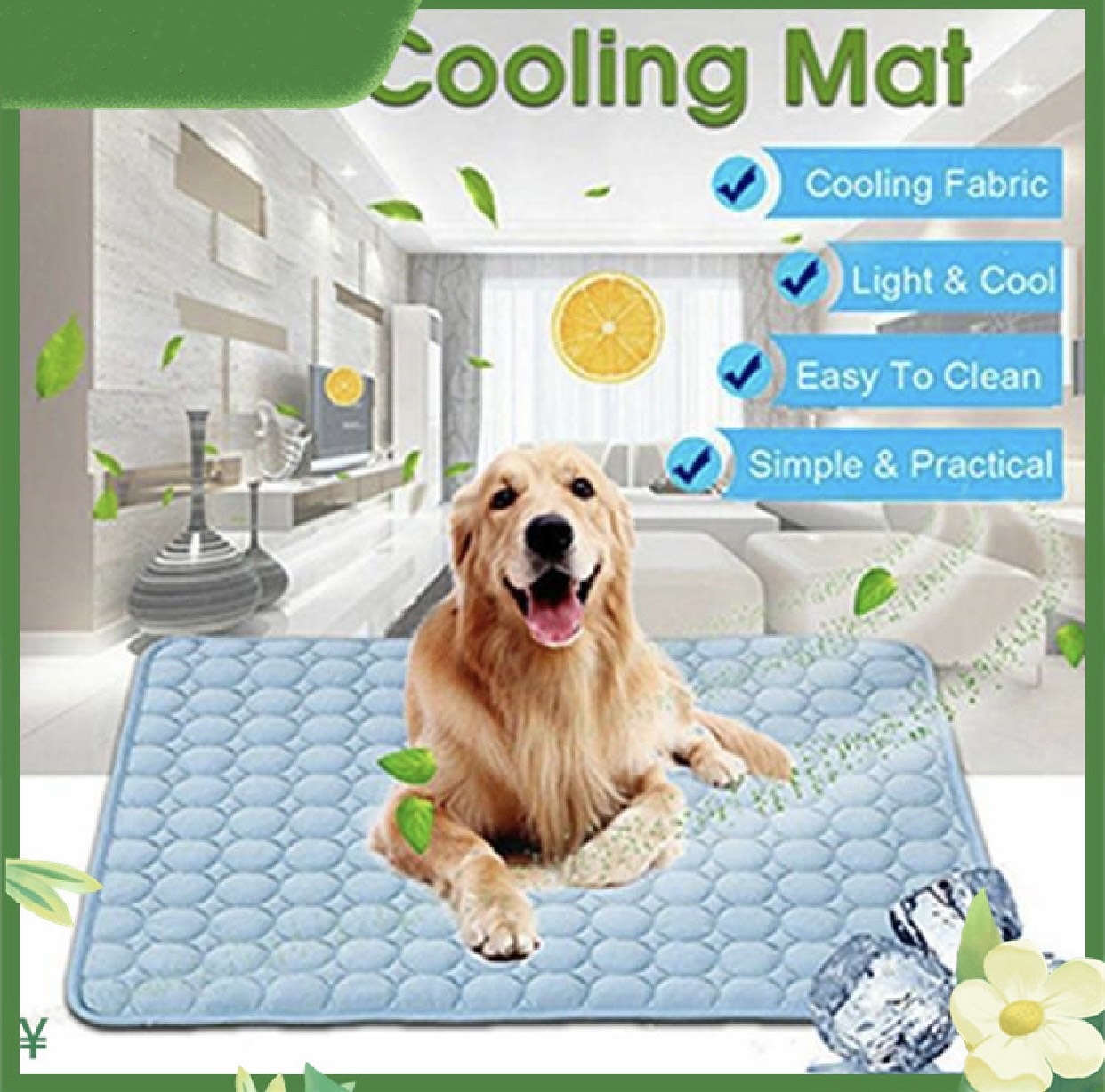 Cooling Mat for cat and dogs Ice Blanket-0