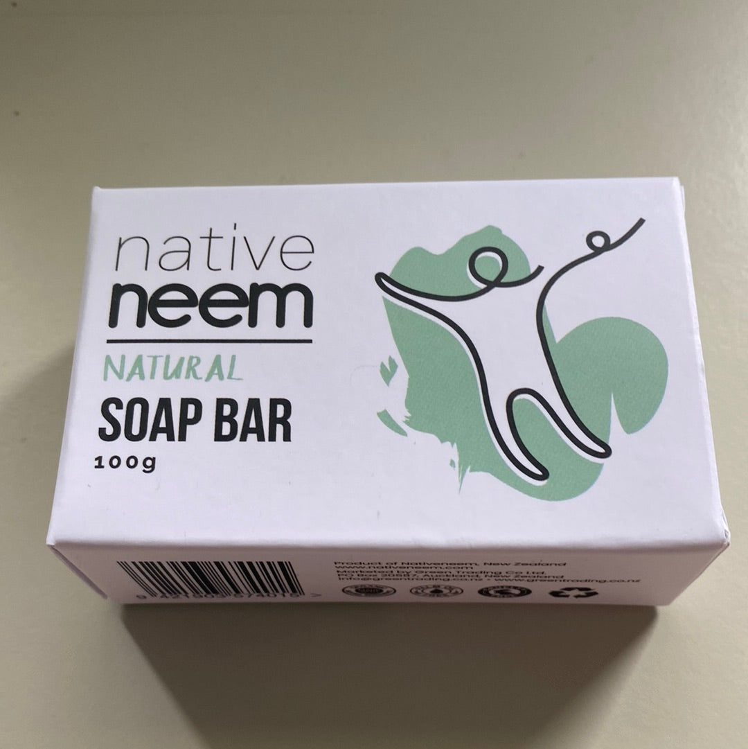 Organic Native Neem Natural Soap Bar 100g - Natural Animal Addiction Limited