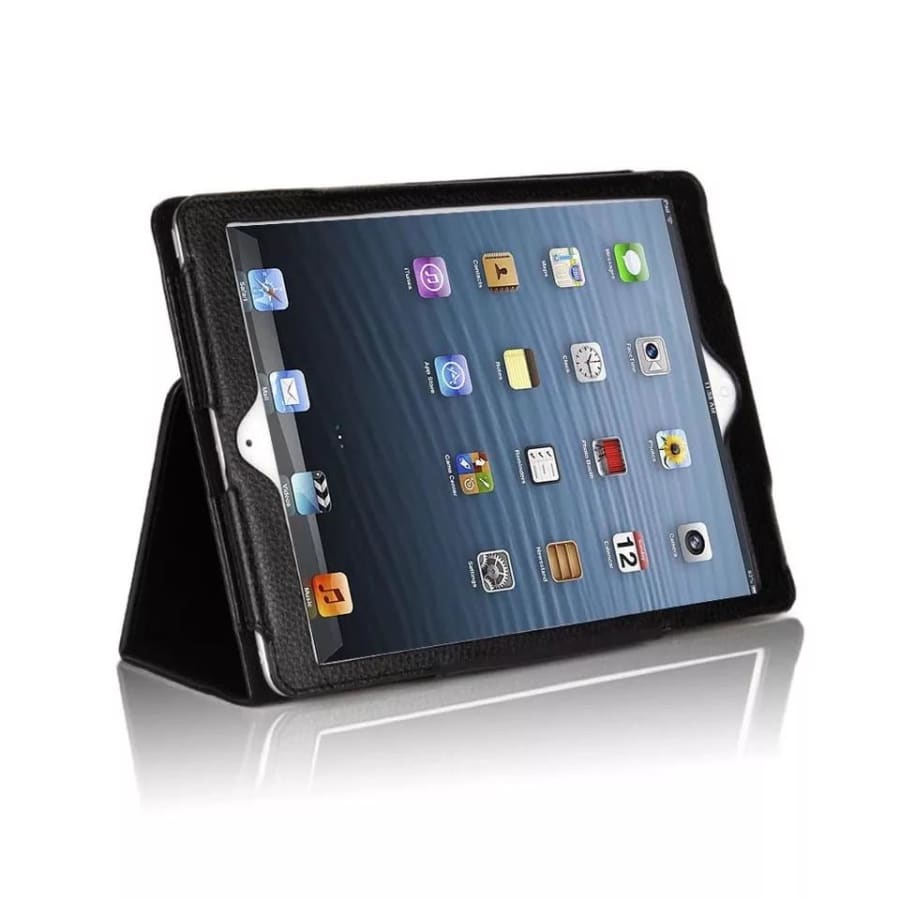 Full-Body Cover for iPad 2, iPad 3, iPad 4 - 9.7” (Black Synthetic) 9eight5