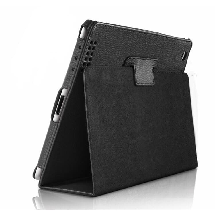 Full-Body Cover for iPad 2, iPad 3, iPad 4 - 9.7” (Black Synthetic) 9eight5