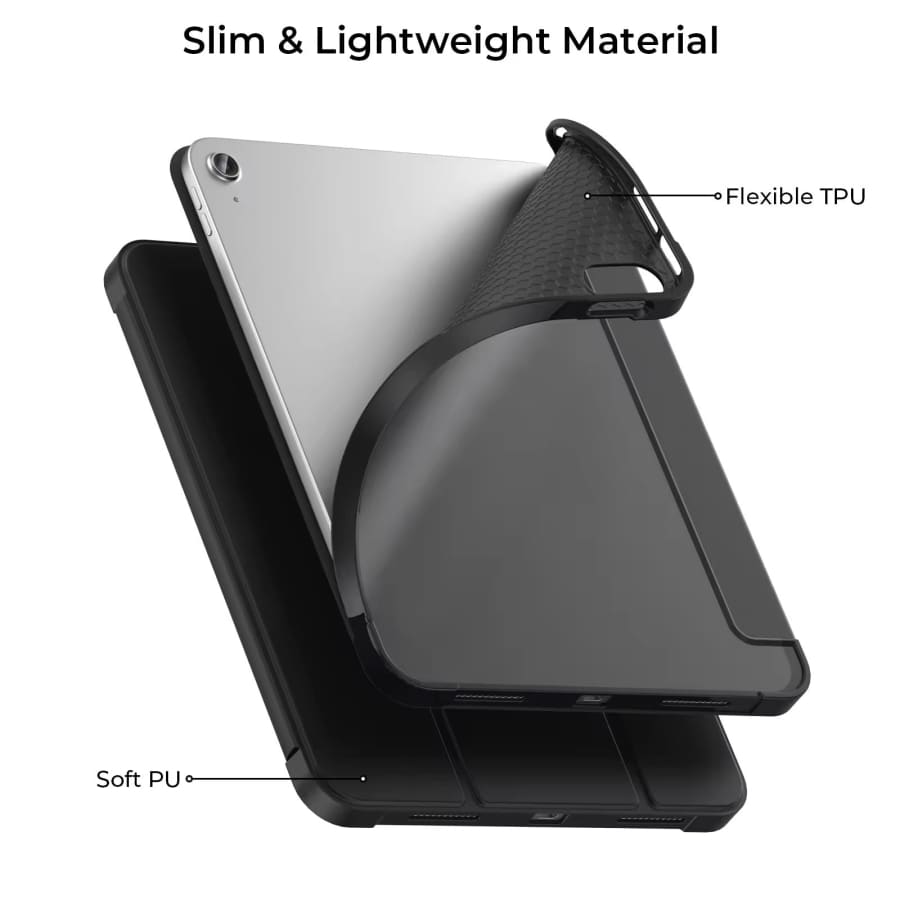 iPad Cover for (A16) 11” (2025) /  iPad 10th Gen 10.9” (2022) (Black) 9eight5