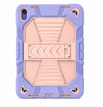 iPad Air 5th Generation (10.9 Inch) Rugged Shockproof Case with Kickstand (Pink)