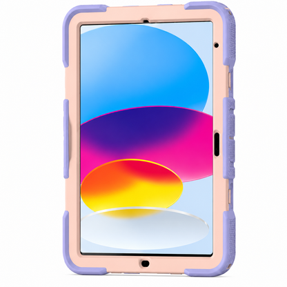 Apple iPad Air 11-Inch M2 Rugged Shockproof Case with Kickstand (Pink)