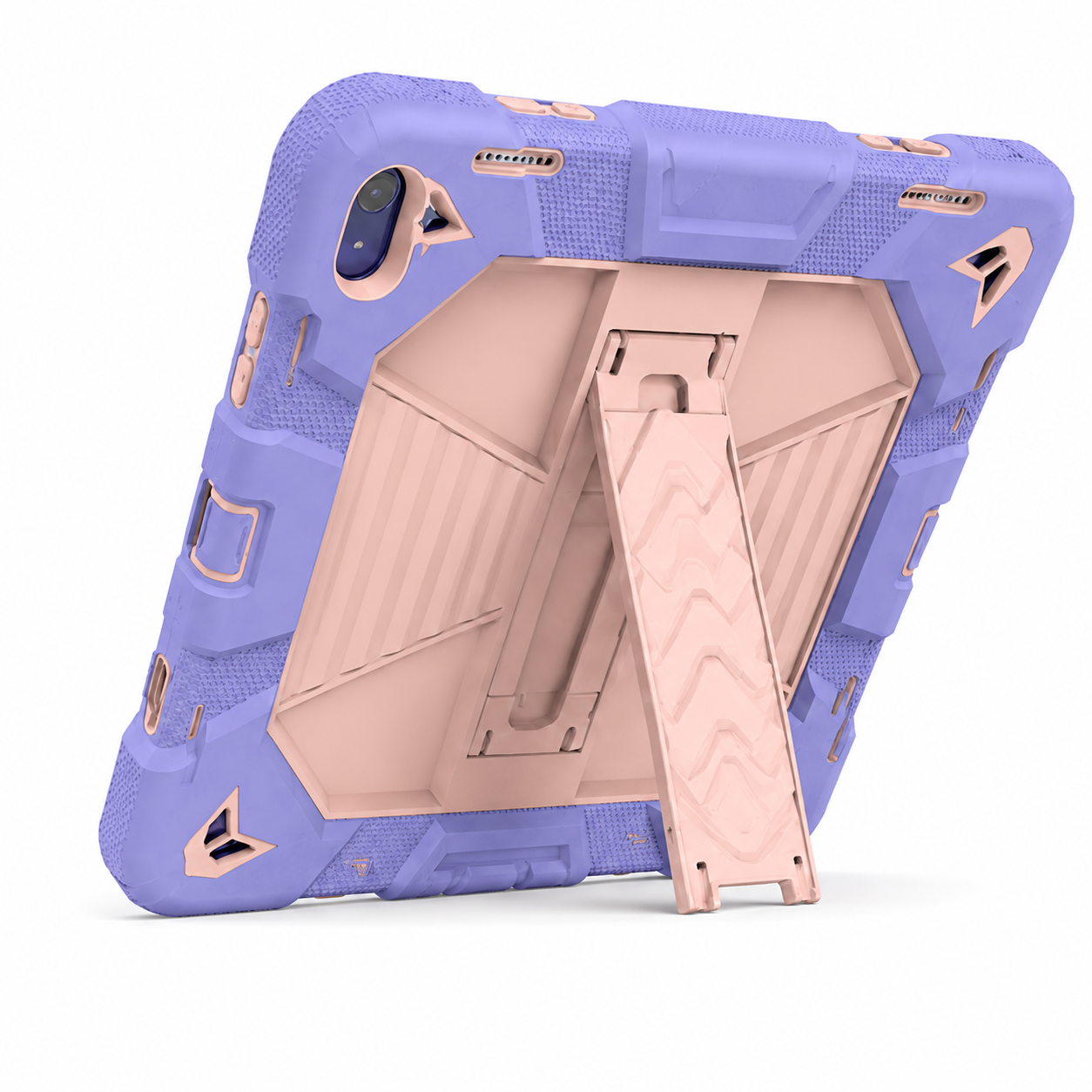 iPad Air 4th Generation 10.9 Inch Rugged Shockproof Case with Kickstand (Pink)