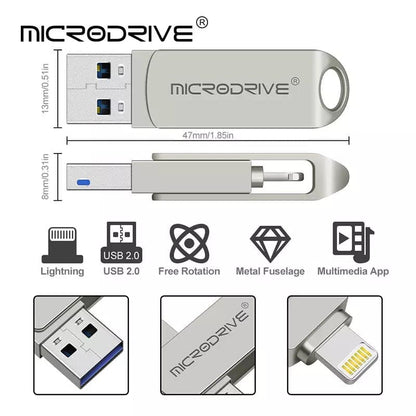 Flash Drive for iPad / iPhone - 64GB 9eight5