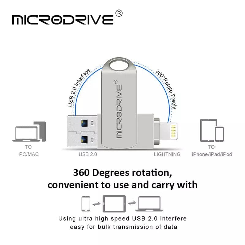 Flash Drive for iPad / iPhone - 64GB 9eight5