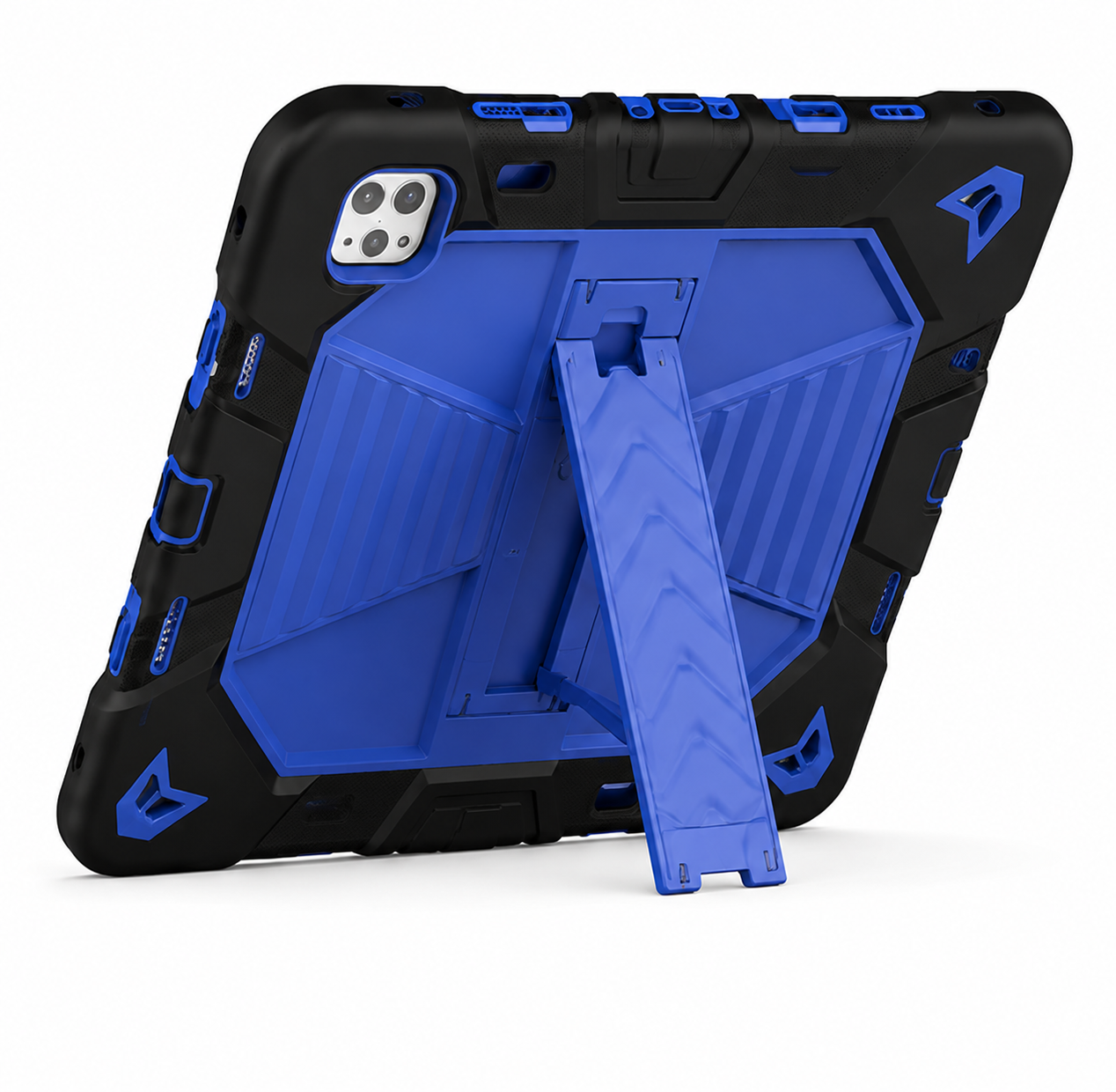 iPad Pro 13-Inch (M5) 2025 Rugged Shockproof Case with Kickstand (Blue)