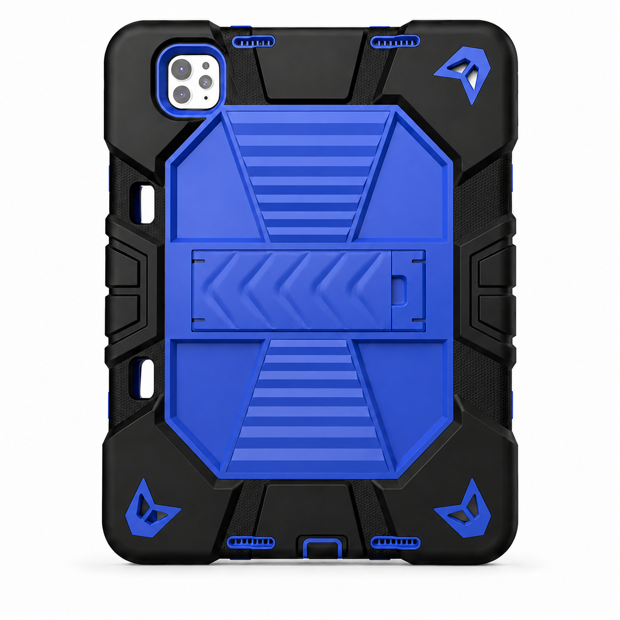 iPad Pro 11-Inch (M4) 2024 7th Gen Rugged Shockproof Case with Kickstand (Blue)