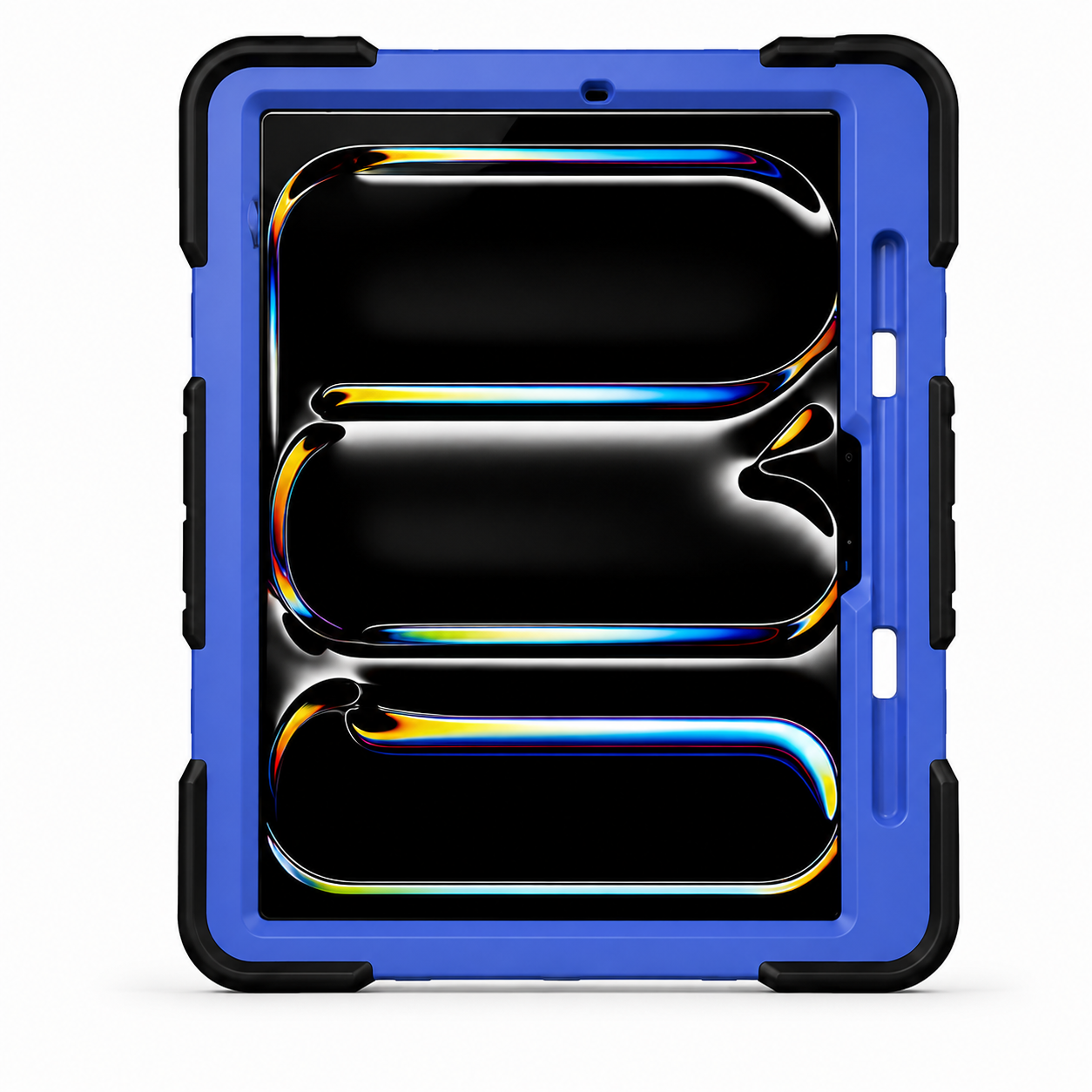 iPad Pro 13-Inch (M5) 2025 Rugged Shockproof Case with Kickstand (Blue)