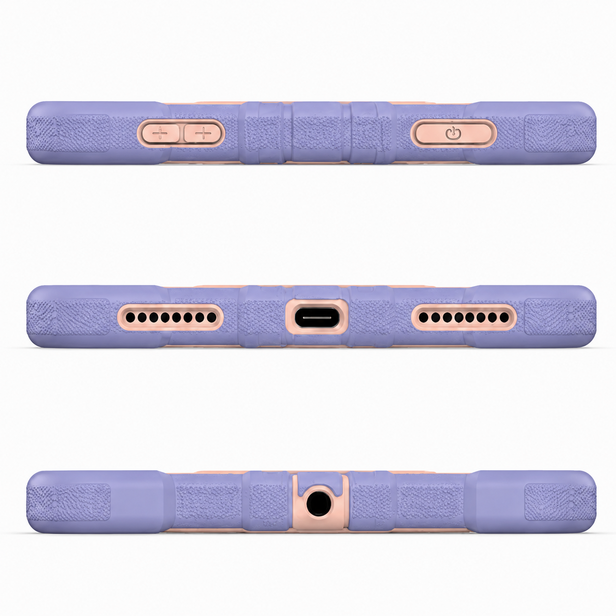 iPad Pro 11-Inch (M4) 2024 7th Gen Rugged Shockproof Case with Kickstand (Pink)