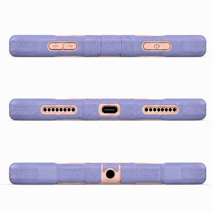 iPad Pro 11-Inch (M5) 2025 Rugged Shockproof Case with Kickstand (Pink)