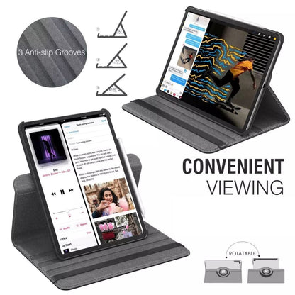 Synthetic Leather Cover for iPad Pro 12.9” - 3rd gen (2018) (Black) 9eight5