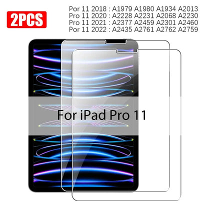 Screen Protectors - Tempered Glass for iPad (Pack of 2) (All iPad Models) Habicare
