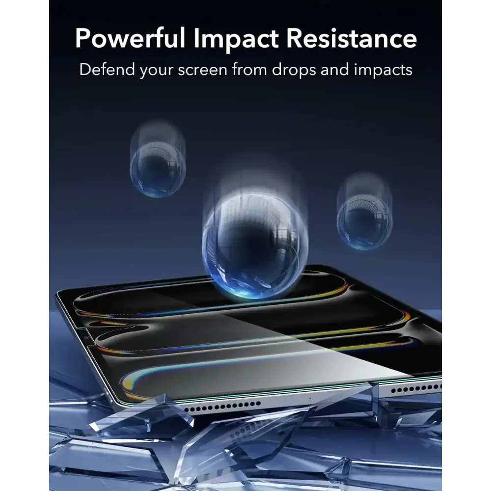Screen Protectors - Tempered Glass for iPad (Pack of 2) (All iPad Models) Habicare