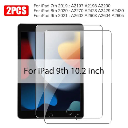 Screen Protectors - Tempered Glass for iPad (Pack of 2) (All iPad Models) Habicare