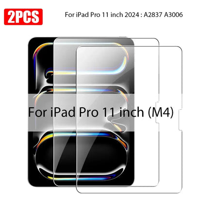 Screen Protectors - Tempered Glass for iPad (Pack of 2) (All iPad Models) Habicare