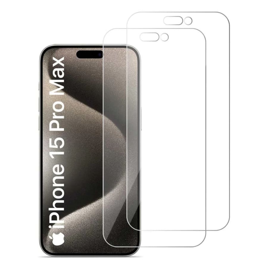Screen Protectors for iPhone 15 Pro Max (6.7”) (Pack of 2) 9eight5