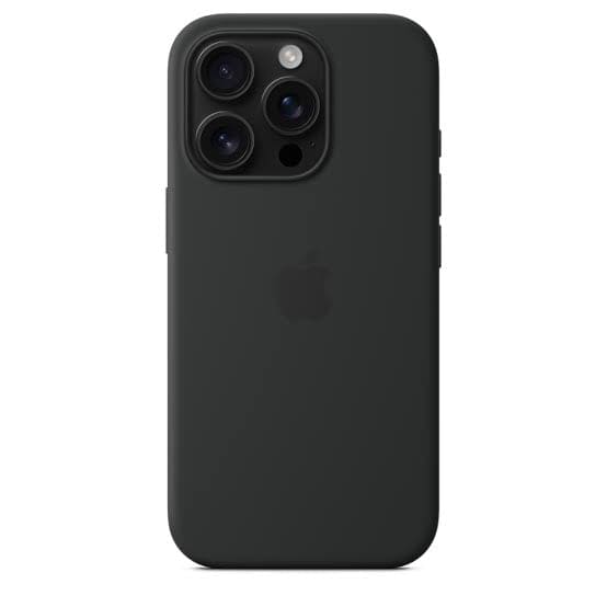 Black Silicone Case for iPhone 16 Pro (6.1”) 9eight5