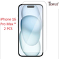 iPhone 16 Pro Max Glass Screen Protector (2 pack)