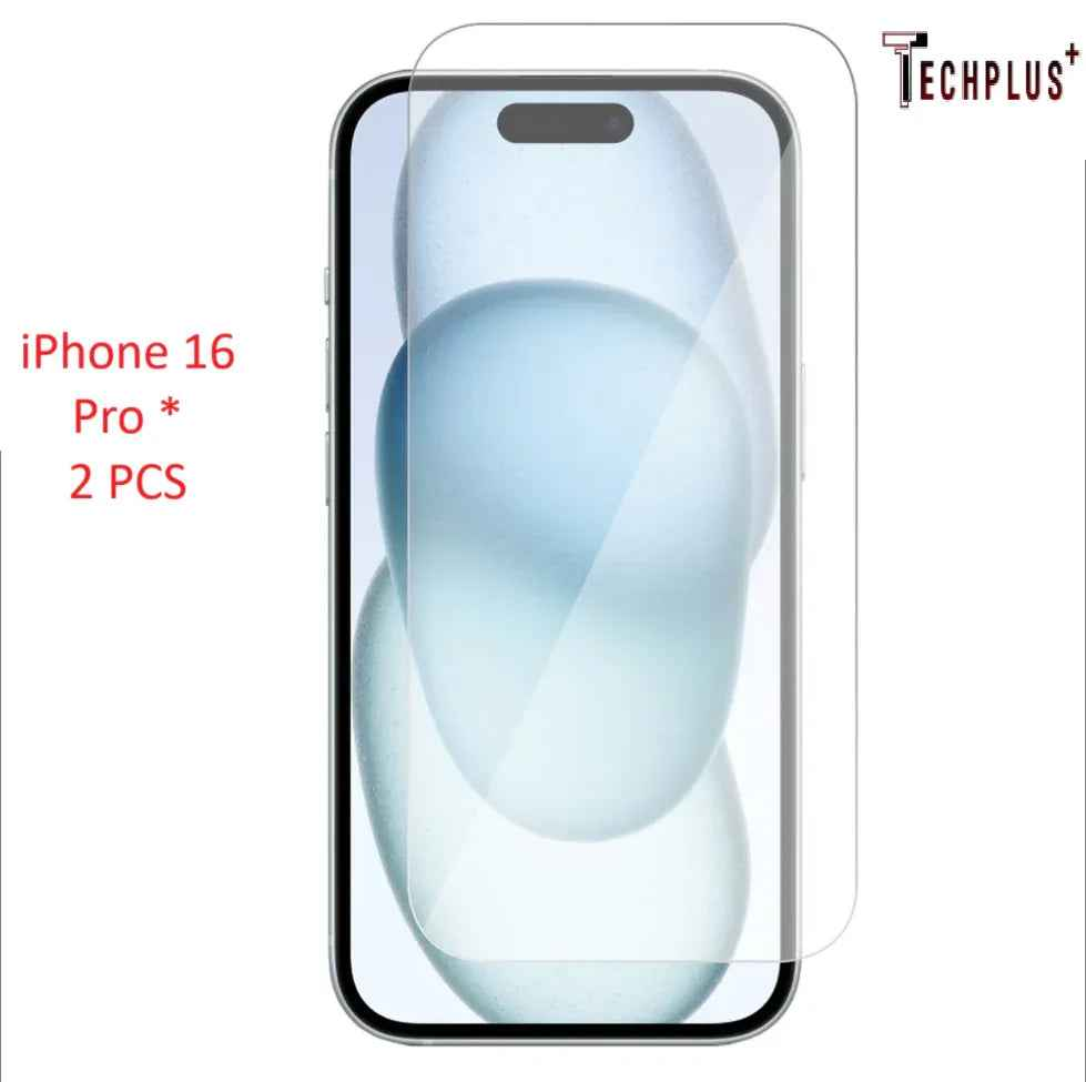 iPhone 16 Pro Glass Screen Protector (2 pack)