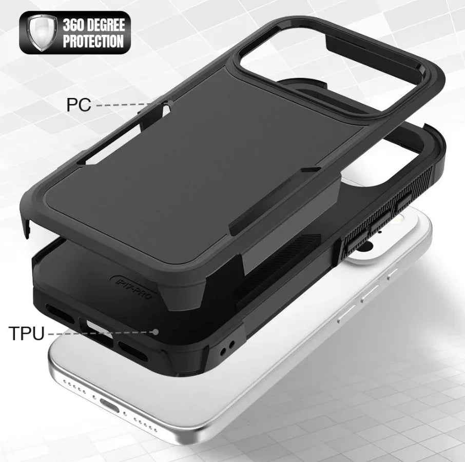iPhone 17 Pro Max Dual Layer Armor Hard Case