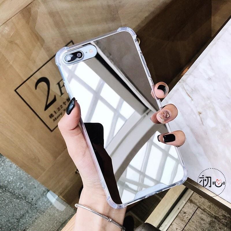 Silicone Case for iPhone 6 Plus/6s Plus (Silver Mirror) 9eight5