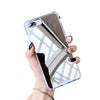 Silicone Case for iPhone 6 Plus/6s Plus (Silver Mirror)