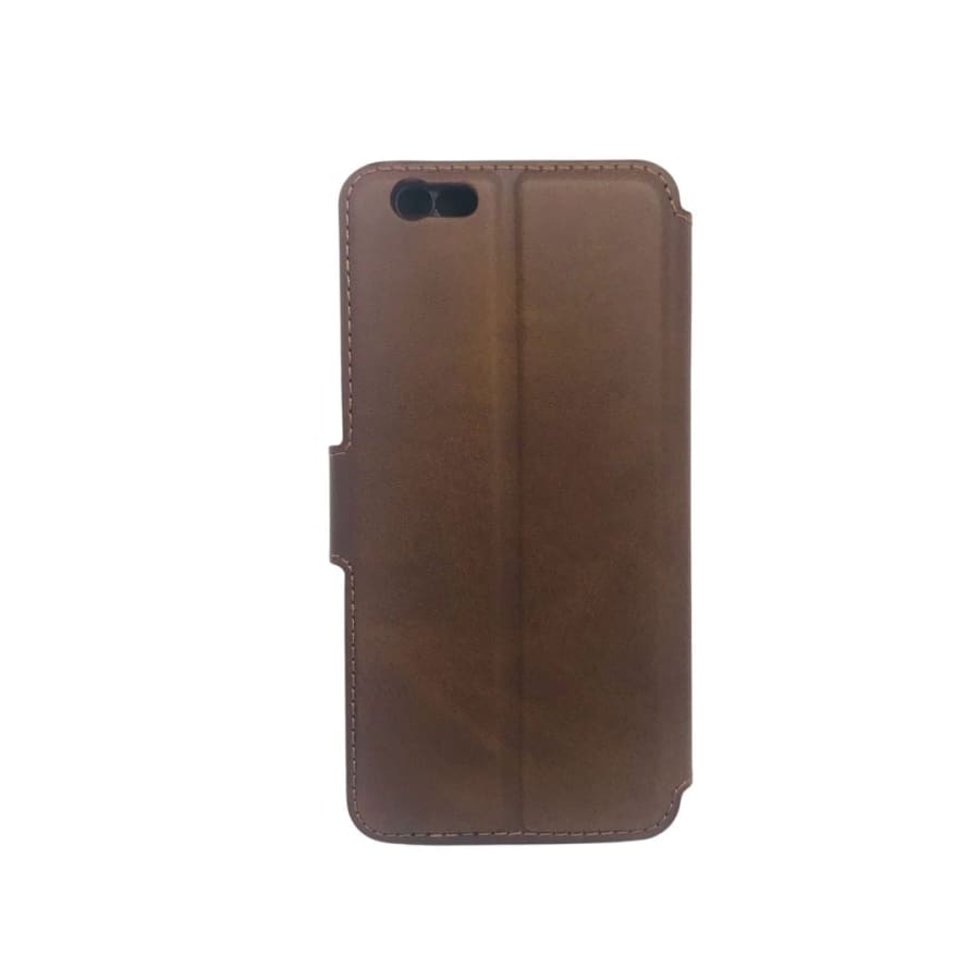 Synthetic Leather Flip Case for iPhone 6/6s Flip (Brown) 9eight5