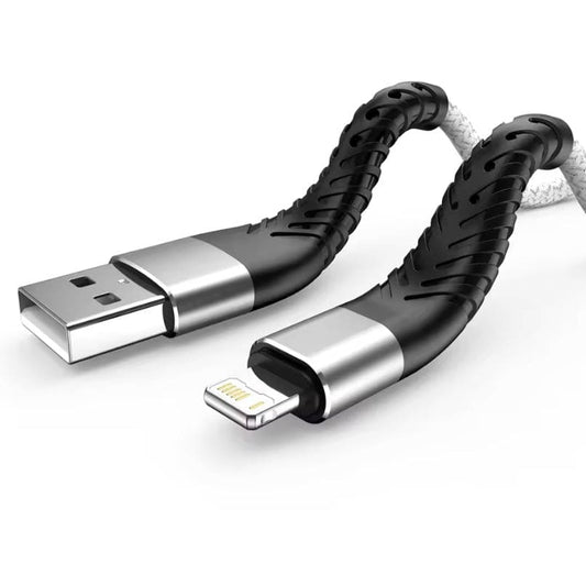 Charger Cable for iPhone/iPad - 2m (White & Black) 9eight5
