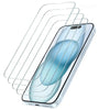 Screen Protector - Tempered Glass for iPhone (Pack of 4) (All Models)