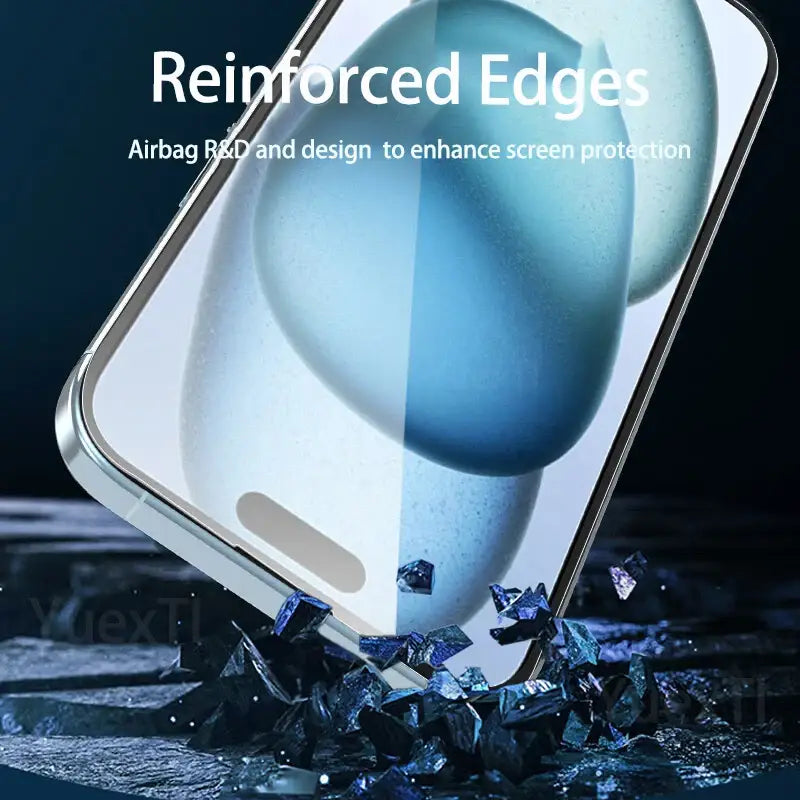 Screen Protector - Tempered Glass for iPhone (Pack of 4) (All Models) Habicare