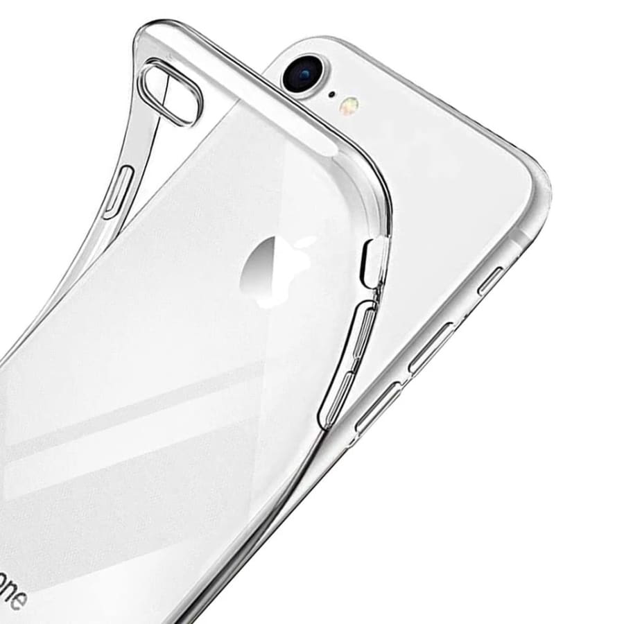 Silicone Case for iPhone SE (3rd / 2nd Gen) (Clear) 9eight5